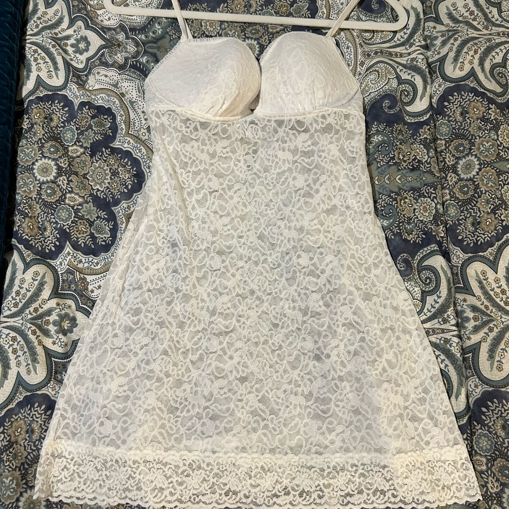 Victoria's Secret Cream Lace Slip